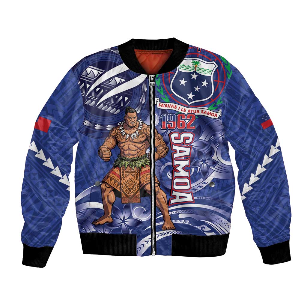 Samoa Independence Day Bomber Jacket 1962 Proud Samoan Warrior