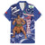 Samoa Independence Day Family Matching Off The Shoulder Long Sleeve Dress and Hawaiian Shirt 1962 Proud Samoan Warrior
