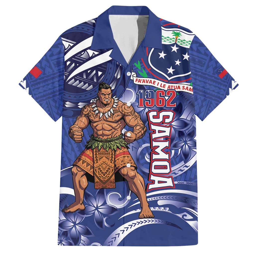 Samoa Independence Day Family Matching Tank Maxi Dress and Hawaiian Shirt 1962 Proud Samoan Warrior