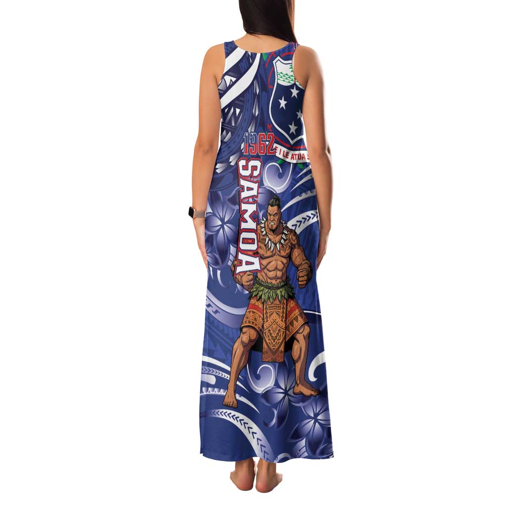 Samoa Independence Day Family Matching Tank Maxi Dress and Hawaiian Shirt 1962 Proud Samoan Warrior