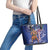 Samoa Independence Day Leather Tote Bag 1962 Proud Samoan Warrior