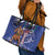 Samoa Independence Day Leather Tote Bag 1962 Proud Samoan Warrior
