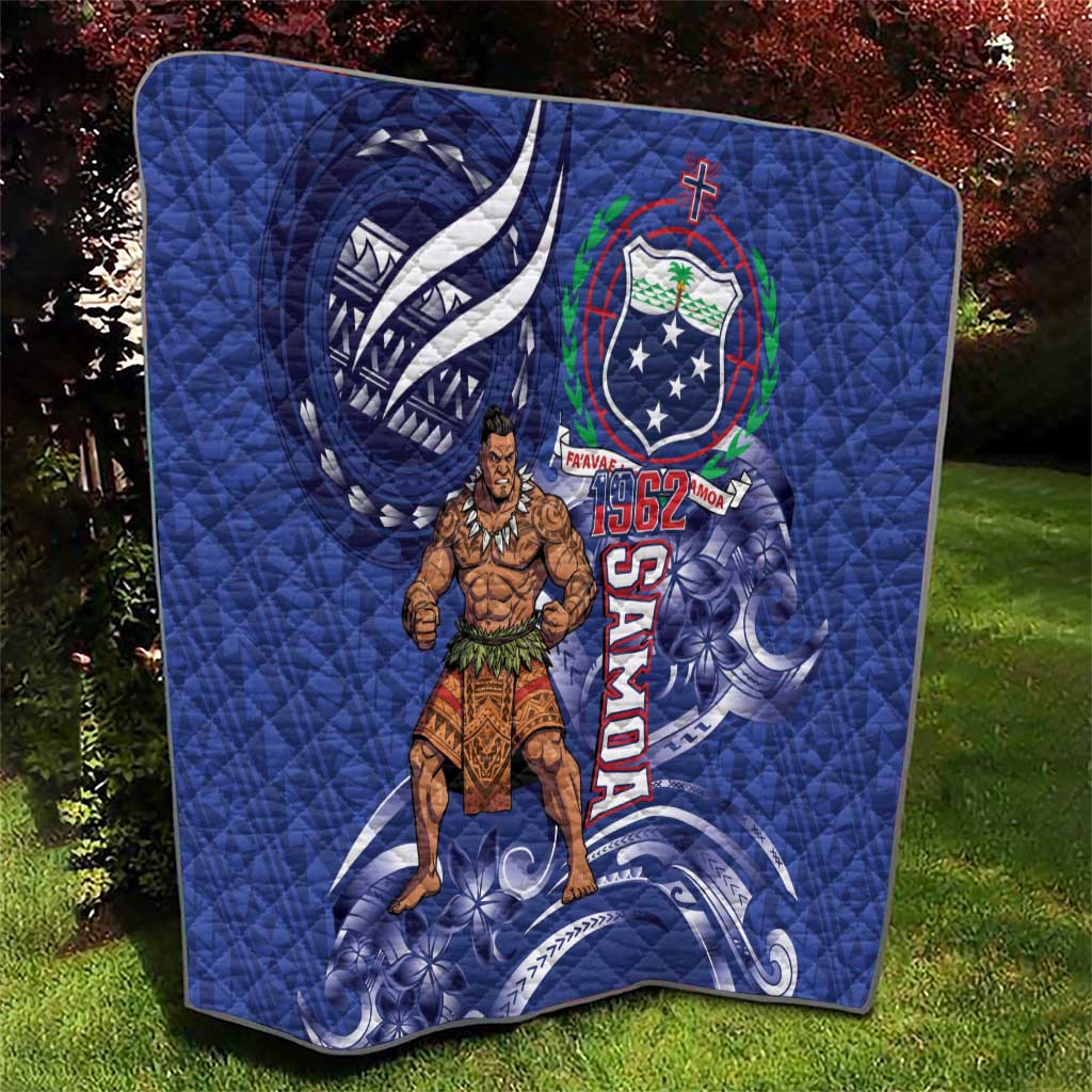 Samoa Independence Day Quilt 1962 Proud Samoan Warrior