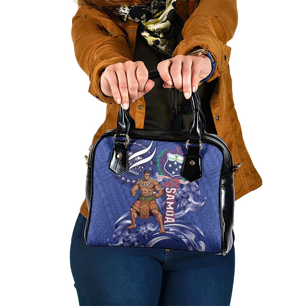 Samoa Independence Day Shoulder Handbag 1962 Proud Samoan Warrior