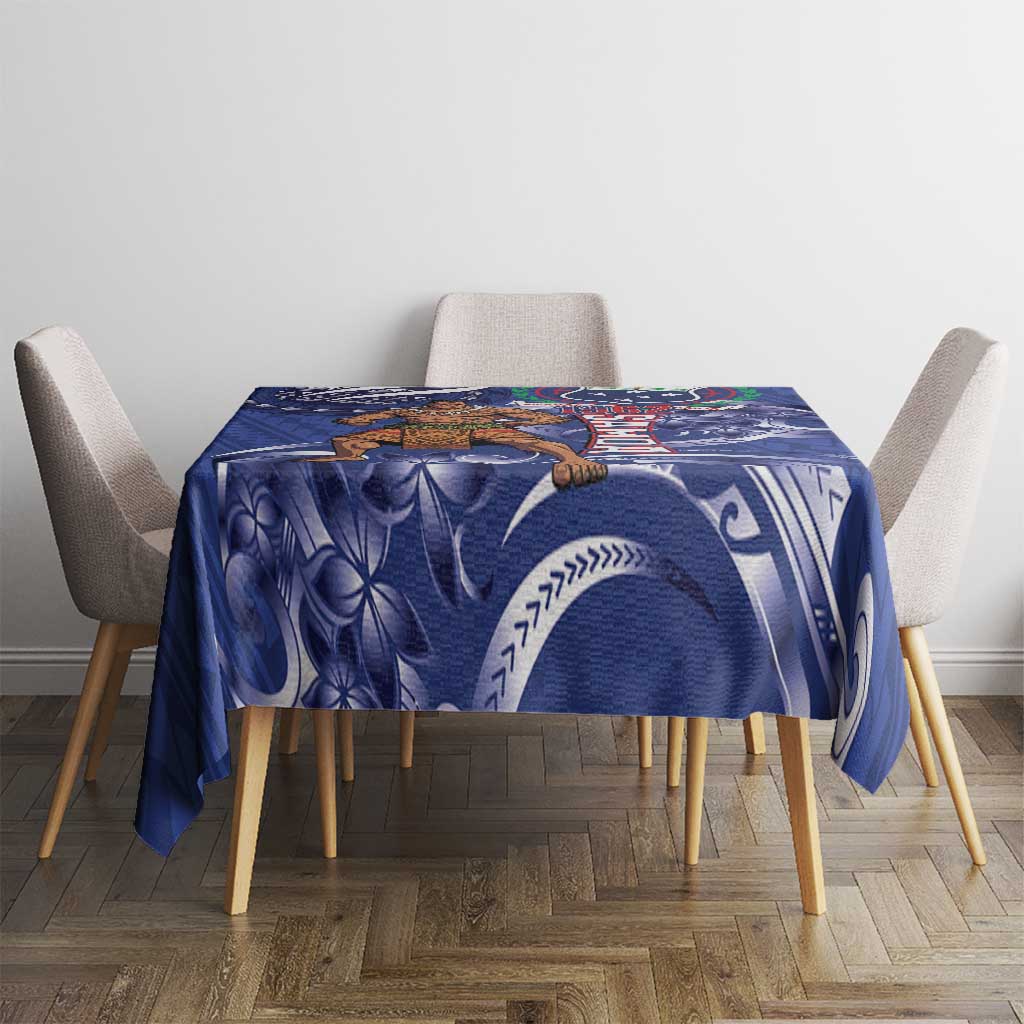 Samoa Independence Day Tablecloth 1962 Proud Samoan Warrior