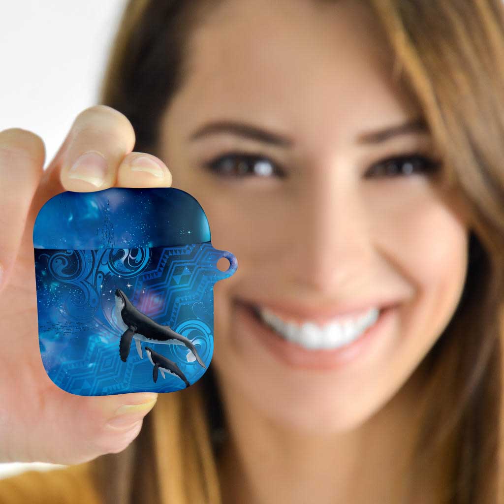 Paikea New Zealand Matariki AirPods Case Humpback Whale Taniko Motifs Ocean Vibes