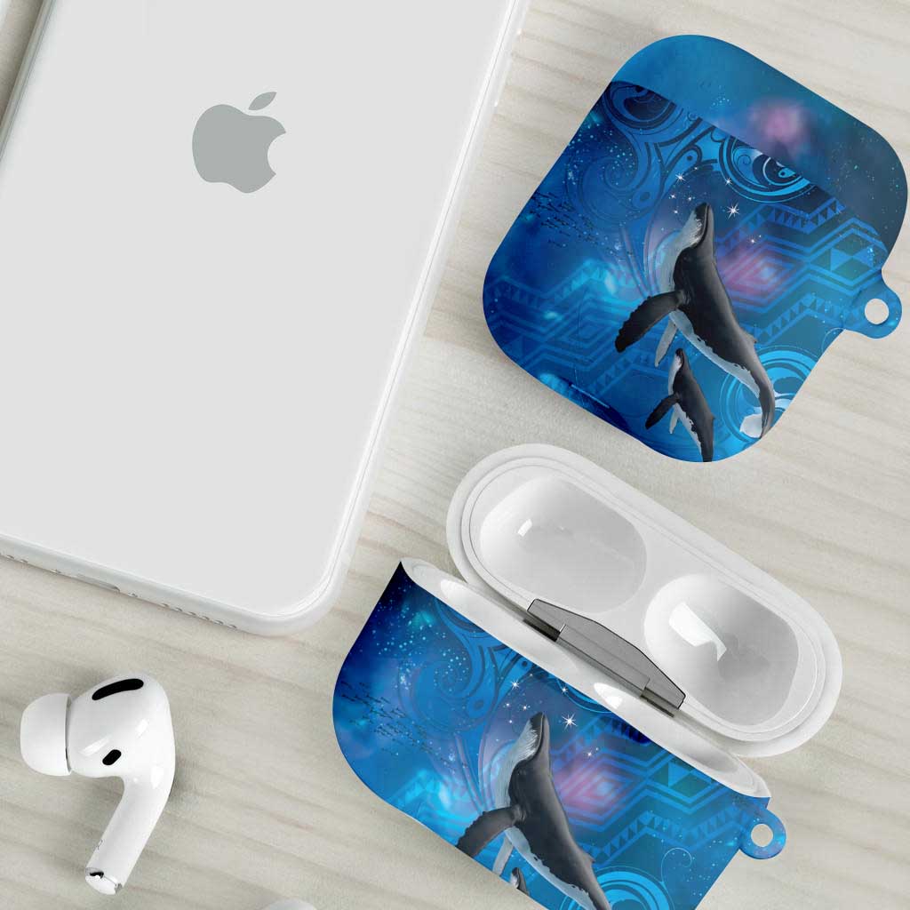 Paikea New Zealand Matariki AirPods Case Humpback Whale Taniko Motifs Ocean Vibes