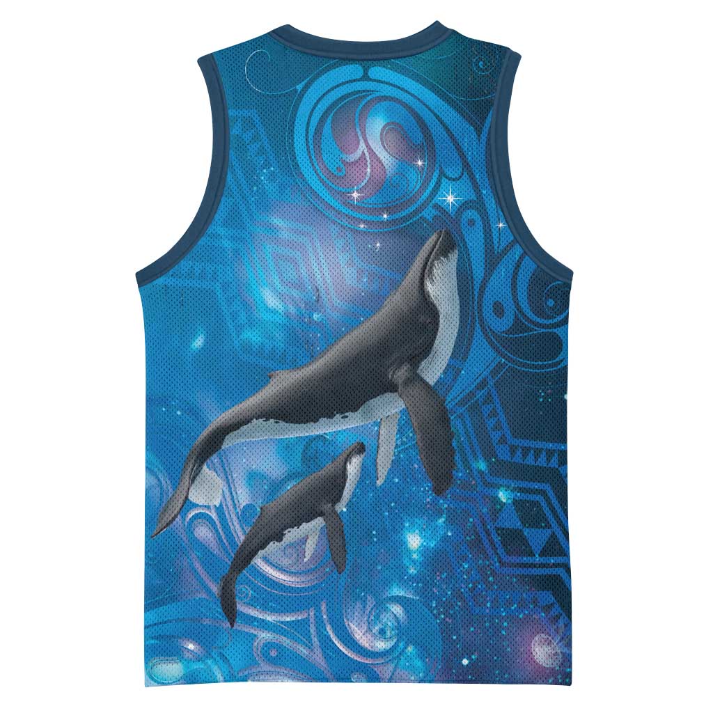 Paikea New Zealand Matariki Basketball Jersey Humpback Whale Taniko Motifs Ocean Vibes