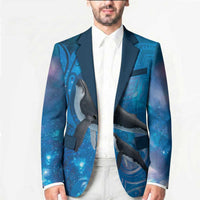 Paikea New Zealand Matariki Blazer Humpback Whale Taniko Motifs Ocean Vibes