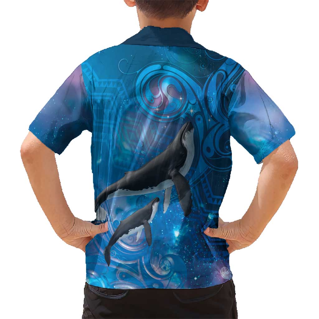 Paikea New Zealand Matariki Hawaiian Shirt Humpback Whale Taniko Motifs Ocean Vibes