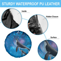 Paikea New Zealand Matariki Spare Tire Cover Humpback Whale Taniko Motifs Ocean Vibes