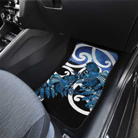 Piwakawaka New Zealand Matariki Car Mats Maori New Year Silver Fern Blue Galaxy
