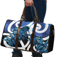 Piwakawaka New Zealand Matariki Travel Bag Maori New Year Silver Fern Blue Galaxy LT14 - Polynesian Pride