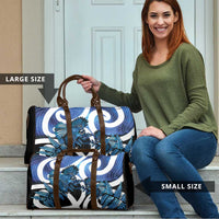 Piwakawaka New Zealand Matariki Travel Bag Maori New Year Silver Fern Blue Galaxy LT14 - Polynesian Pride