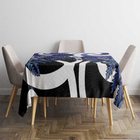 Piwakawaka New Zealand Matariki Tablecloth Maori New Year Silver Fern Purple Galaxy