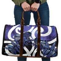 Piwakawaka New Zealand Matariki Travel Bag Maori New Year Silver Fern Purple Galaxy LT14 Purple - Polynesian Pride