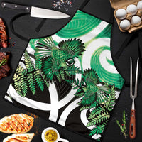 Piwakawaka New Zealand Matariki Apron Maori New Year Silver Fern Green Galaxy