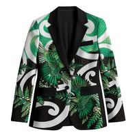 Piwakawaka New Zealand Matariki Blazer Maori New Year Silver Fern Green Galaxy