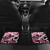 Piwakawaka New Zealand Matariki Car Mats Maori New Year Silver Fern Pink Galaxy