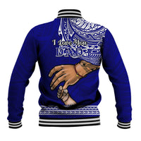Polynesian Pride Father Day American Samoa Baseball Jacket I Love You Dad LT14 - Polynesian Pride