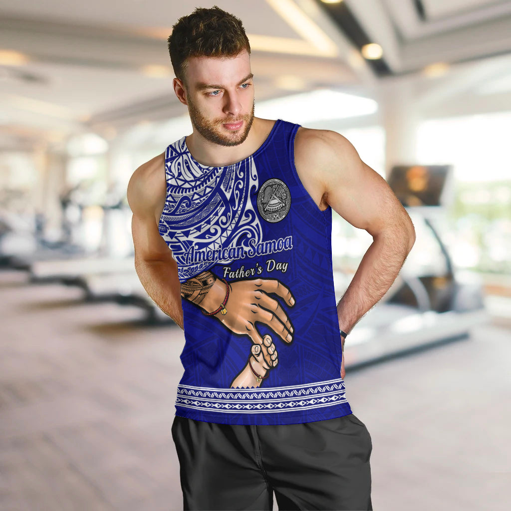 Polynesian Pride Father Day American Samoa Men Tank Top I Love You Dad LT14 - Polynesian Pride