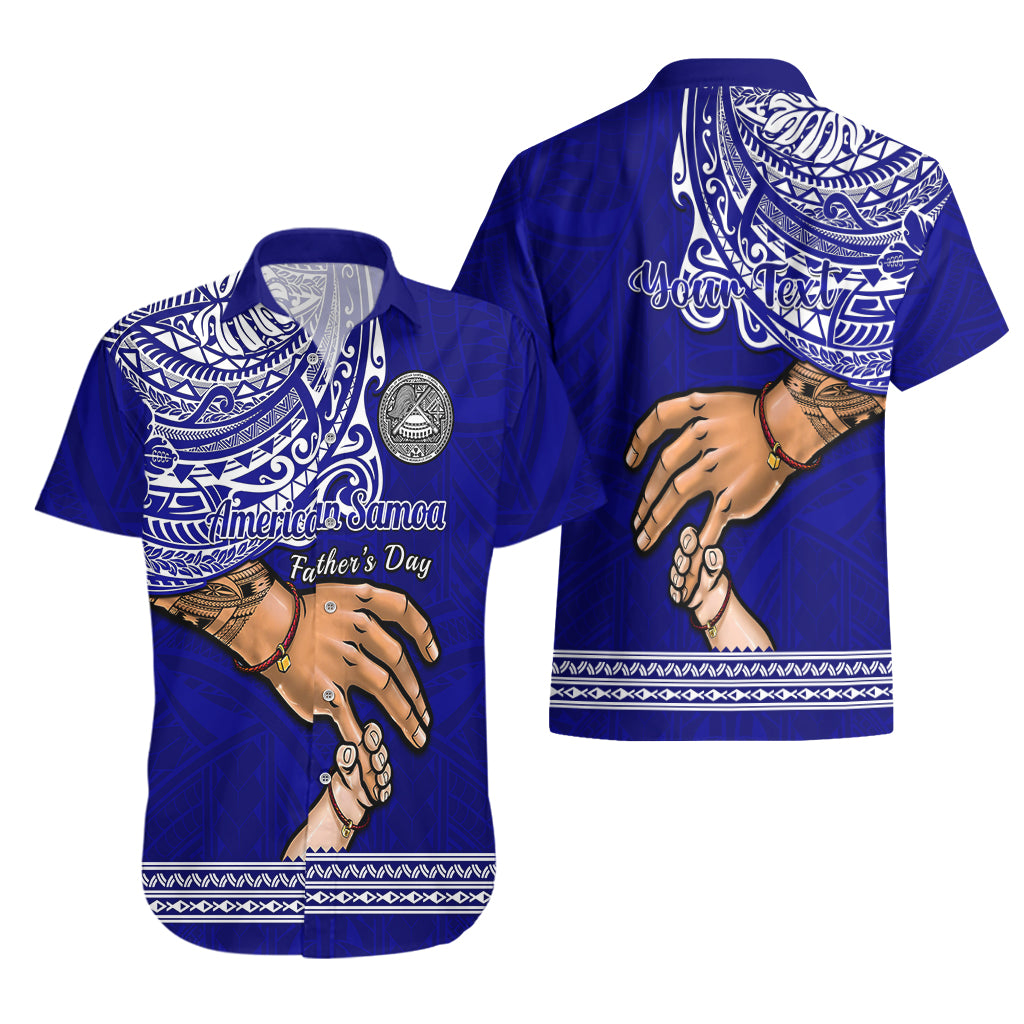 Personalised Father Day American Samoa Hawaiian Shirt I Love You Dad LT14 - Polynesian Pride