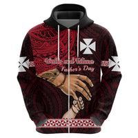 Custom Father Day Wallis and Futuna Hoodie I Love You Dad LT14 - Polynesian Pride