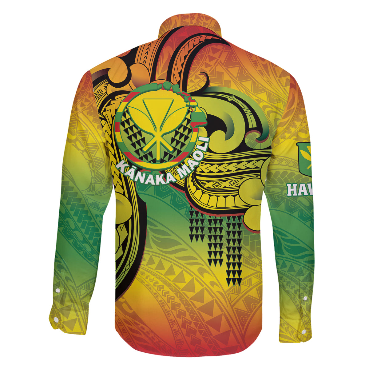 Hawaii Flag Day Family Matching Puletasi and Hawaiian Shirt Kanaka Maoli With Kakau Polynesian Pattern LT14