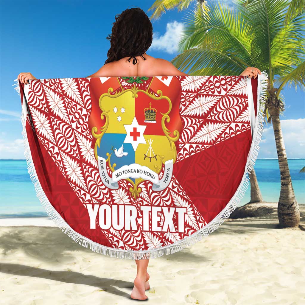 Tonga Rugby Custom Beach Blanket Go ʻIkale Tahi Go Tongan Tapa Cloth LT14 - Polynesian Pride