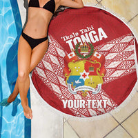 Tonga Rugby Custom Beach Blanket Go ʻIkale Tahi Go Tongan Tapa Cloth LT14 - Polynesian Pride