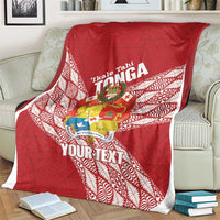 Tonga Rugby Custom Blanket Go ʻIkale Tahi Go Tongan Tapa Cloth LT14 - Polynesian Pride
