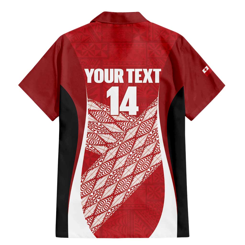 Tonga Rugby Custom Family Matching Mermaid Dress and Hawaiian Shirt Go ʻIkale Tahi Go Tongan Tapa Cloth LT14 - Polynesian Pride