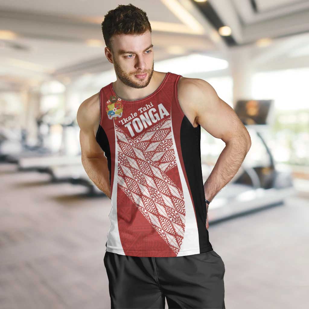 Tonga Rugby Custom Men Tank Top Go ʻIkale Tahi Go Tongan Tapa Cloth
