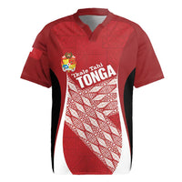 Tonga Rugby Custom Rugby Jersey Go ʻIkale Tahi Go Tongan Tapa Cloth