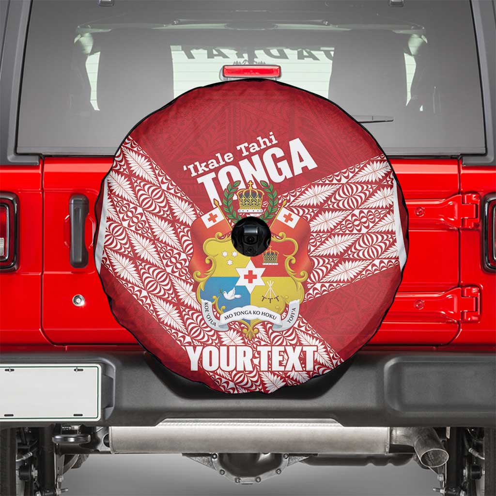 Tonga Rugby Custom Spare Tire Cover Go ʻIkale Tahi Go Tongan Tapa Cloth LT14 - Polynesian Pride
