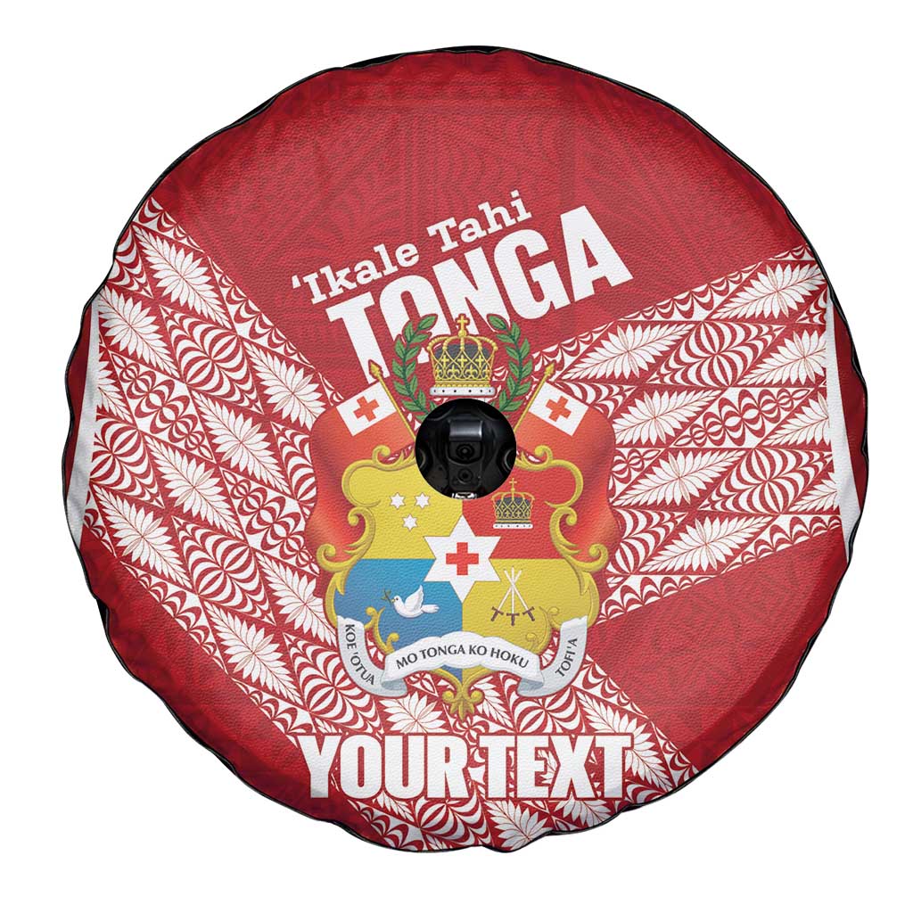 Tonga Rugby Custom Spare Tire Cover Go ʻIkale Tahi Go Tongan Tapa Cloth LT14 - Polynesian Pride