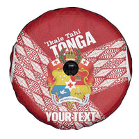 Tonga Rugby Custom Spare Tire Cover Go ʻIkale Tahi Go Tongan Tapa Cloth LT14 - Polynesian Pride