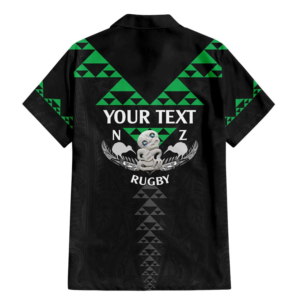 Personalised Aotearoa Rugby Family Matching Mermaid Dress and Hawaiian Shirt New Zealand Maori Kete Matauranga Pattern LT14 - Polynesian Pride