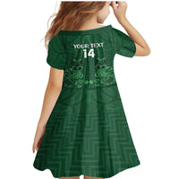 Custom Aotearoa Rugby Family Matching Mermaid Dress and Hawaiian Shirt New Zealand Maori Kete Poutama Pattern LT14 - Polynesian Pride