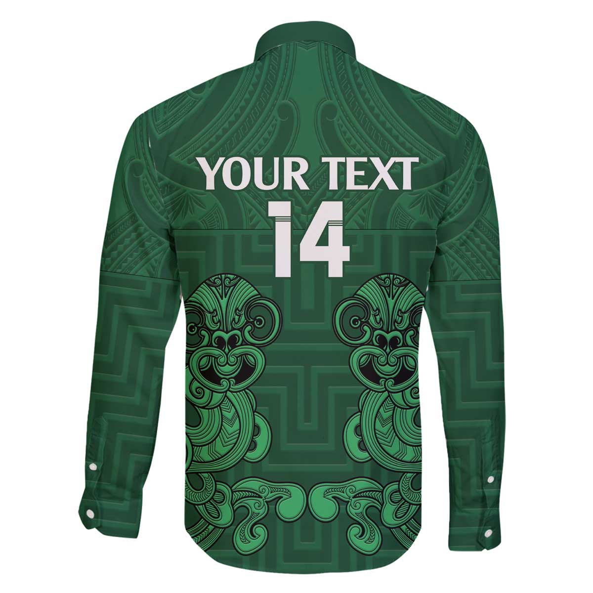 Custom Aotearoa Rugby Family Matching Off The Shoulder Long Sleeve Dress and Hawaiian Shirt New Zealand Maori Kete Poutama Pattern LT14 - Polynesian Pride