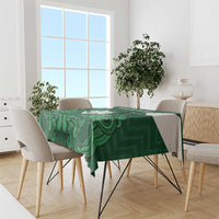 Custom Aotearoa Rugby Tablecloth New Zealand Maori Kete Poutama Pattern