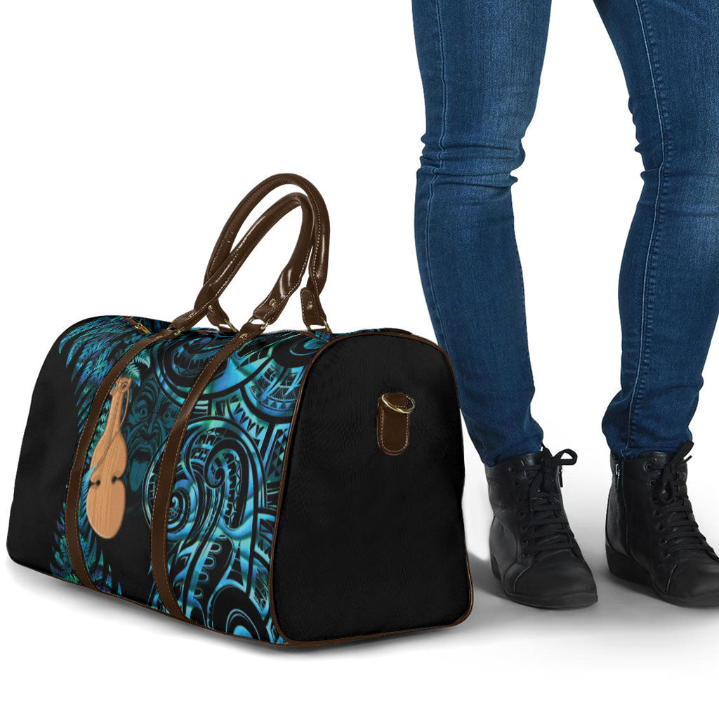 Kotiate New Zealand Travel Bag Maori Weapon Paua Shell Haka Fern