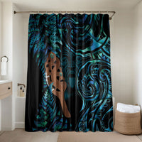 Maripi New Zealand Bathroom Set Maori Weapon Paua Shell Haka Fern