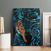 Maripi New Zealand Canvas Wall Art Maori Weapon Paua Shell Haka Fern