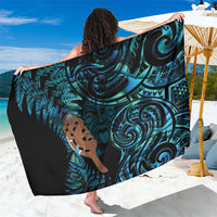 Maripi New Zealand Sarong Maori Weapon Paua Shell Haka Fern