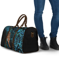 Maripi New Zealand Travel Bag Maori Weapon Paua Shell Haka Fern