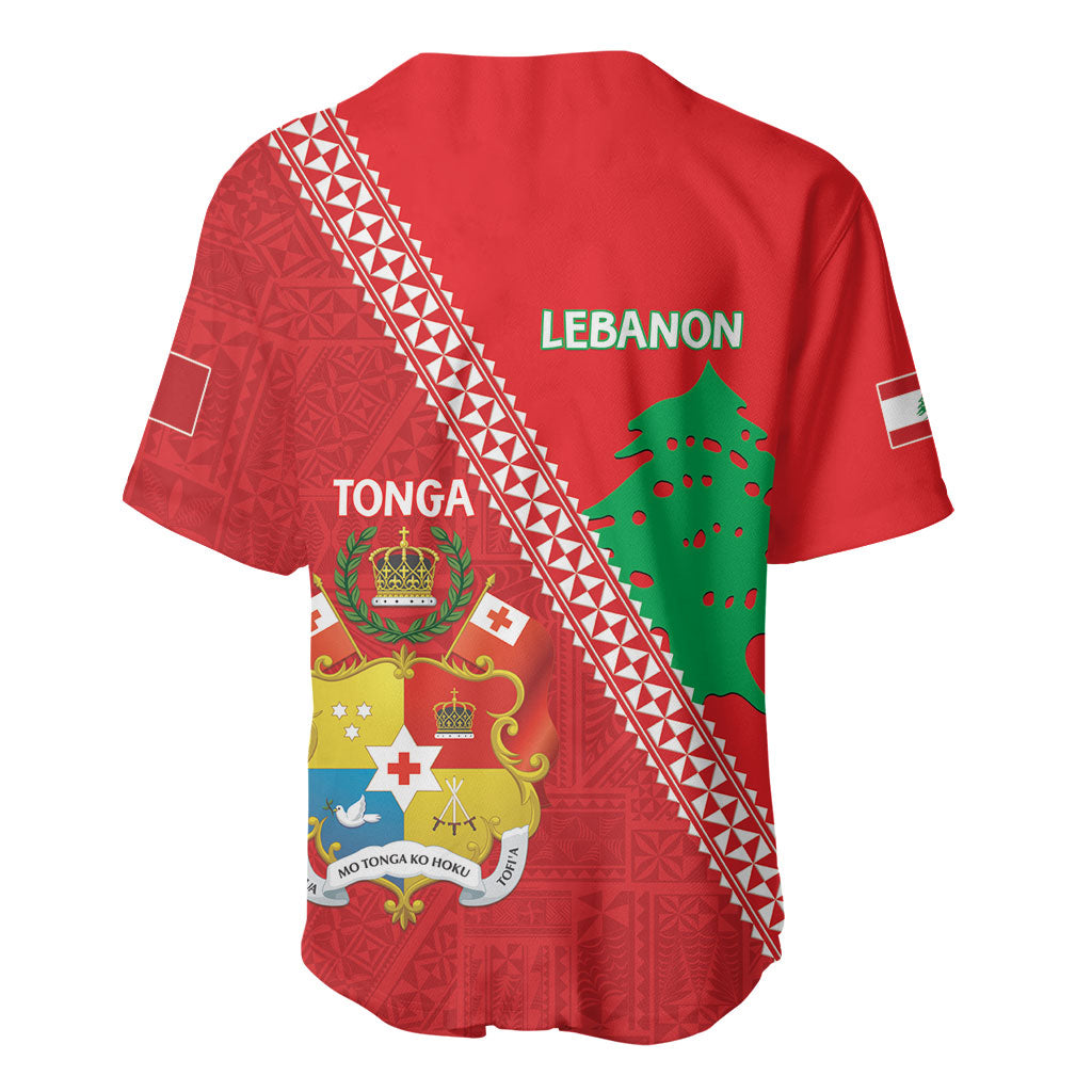 Tonga And Lebanon Baseball Jersey 2026 Together Half Style