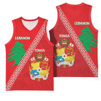 Tonga And Lebanon Basketball Jersey 2026 Together Half Style