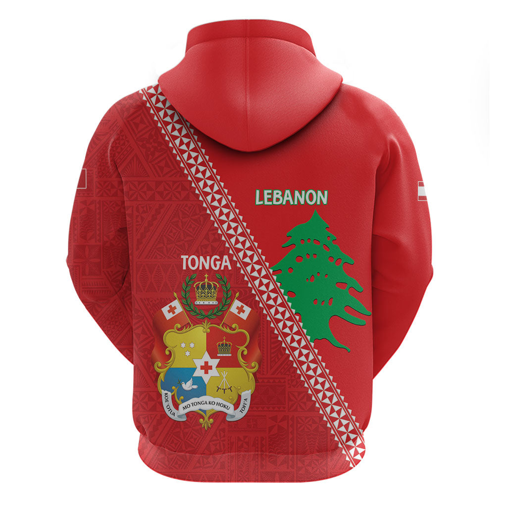 Tonga And Lebanon Hoodie 2026 Together Half Style