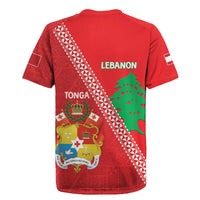 Tonga And Lebanon Rugby Jersey 2026 Together Half Style